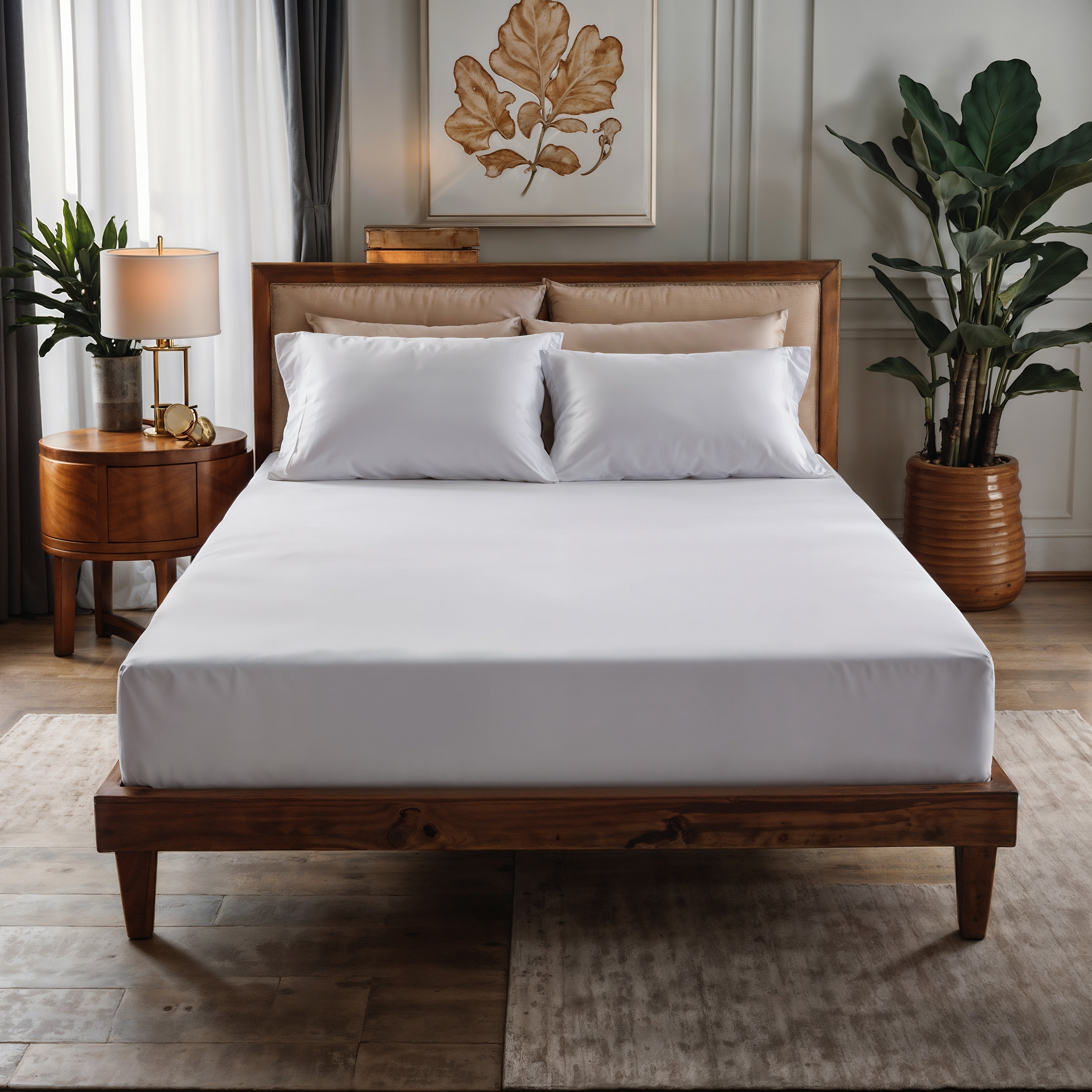 Molton Spannbettlaken aus 100 % Baumwolle