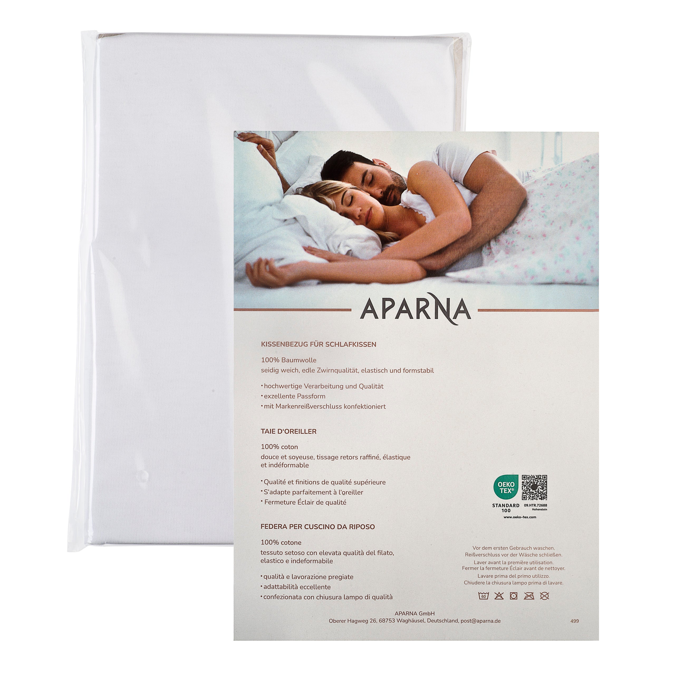 APARNA Tempur Kissenbezug – Passform für Ombracio / All Around
